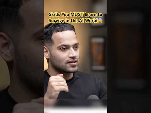 Top Skills You MUST Learn to Survive in the AI World | Future-Proof Yourself #viral #ai #skills #yt