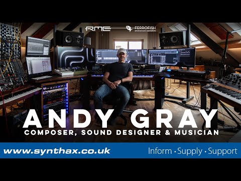 In the Studio with Composer Andy Gray | RME 12Mic & Ferrofish A32pro