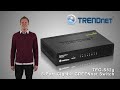 Šakotuvas TRENDnet Switch 8 Port Gbit PoE+ 61W Metall