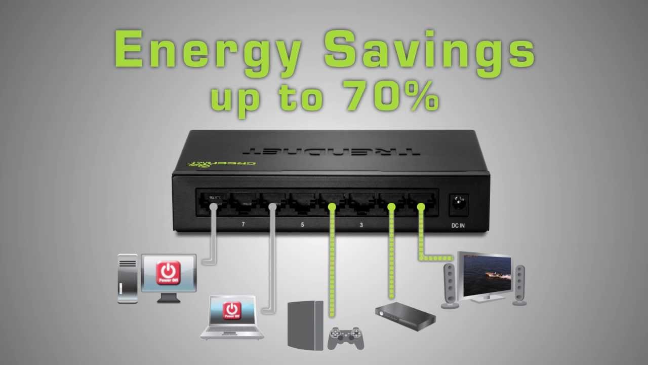 TRENDnet 8-Port Gigabit GREENnet Switch TEG-S82g