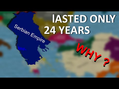 Why did the Serbian Empire collapse ?