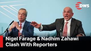 CLASH WITH PRESS: Reform UK’s Farage and Nadhim Zahawi Face Aggressive Clash With Reporters | AC1E