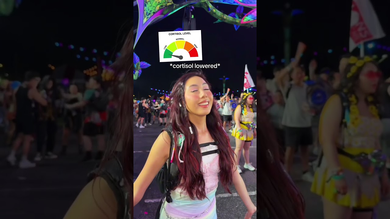 no stressin' at raves 😌 #edm #edmfestivals #raves