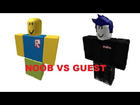 Roblox Noob Vs Pro Vs Guest