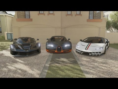 [FORZA HORIZON 3 ] FREE ROAM HYPER CARS LA FERRARI X CENTENARIO X VEYRON GAMEPLAY HD 1080P