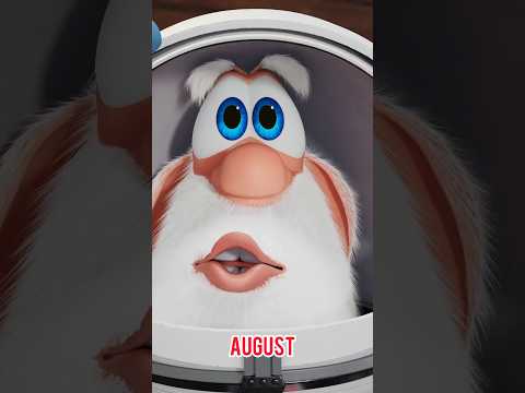 Learn 12 months of the year with Booba 🥰 #booba #shorts