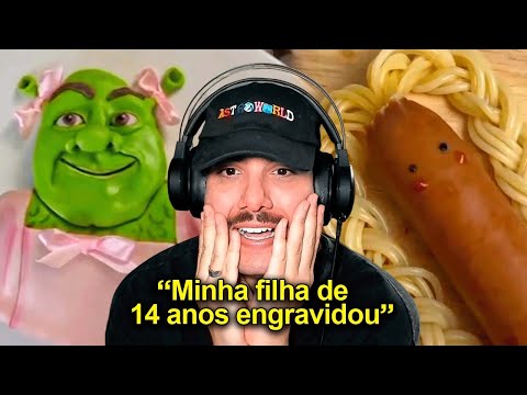 Tô traumatizado com essas histórias do tiktok com vídeos de comida de fundo