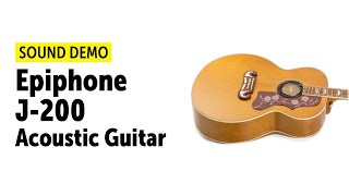 Video thumbnail for Epiphone | Inspired by Gibson | J-200 - Sound Demo (no talking) by Guitar Bonedo