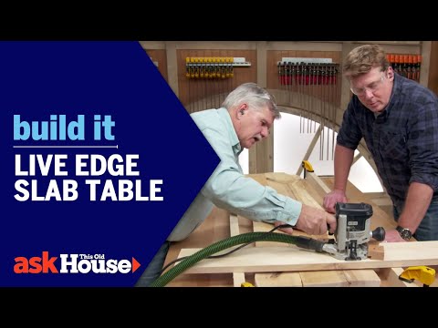 Live Edge Slab Table | Build It | Ask This Old House