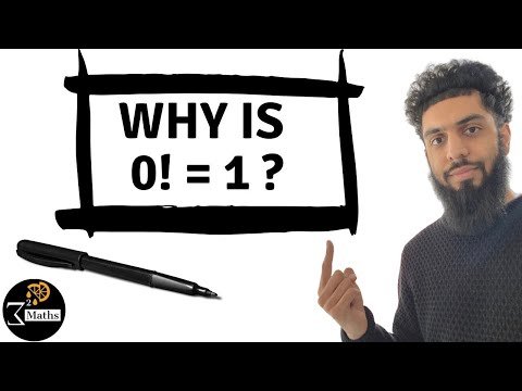 Why is 0! = 1?