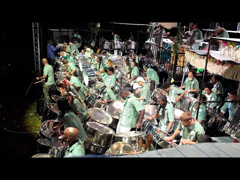 EBONY STEEL BAND  (VIEW FROM THE STAGE) UK National Panorama 2024 steel pan competition