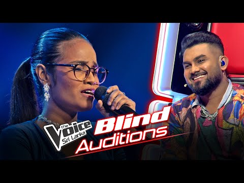 Nihansa Dissanayake | Ahasa Gugura (අහස ගුගුරා) | Blind Auditions | The Voice Sri Lanka