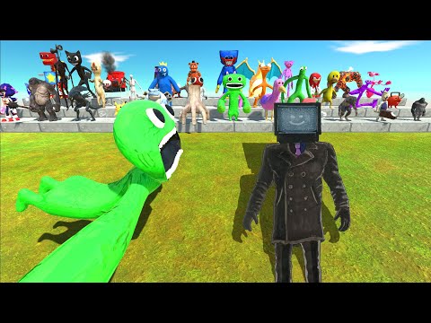 1vs1 Creepy Monster VS Tvman - Animal Revolt Battle Simulator