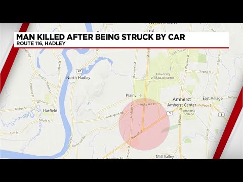 Pedestrian struck and killed in Hadley on Route 116