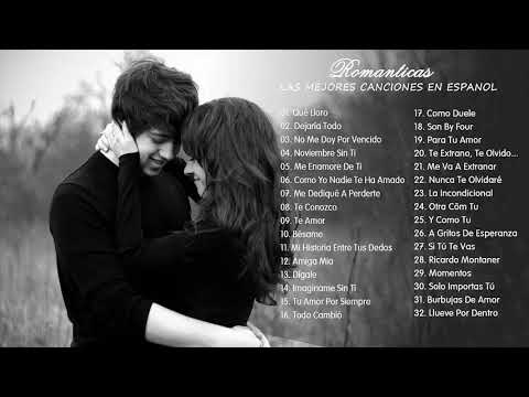 Las 4O mejores canciones románticas masculinas en español