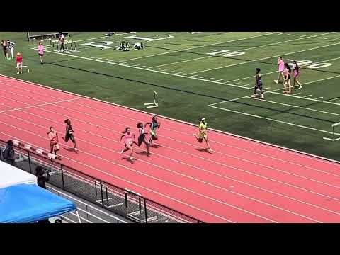 Girls 15-16 years old - 100M (Heat 1) - AAU Region 1 Championship (7/1/23)