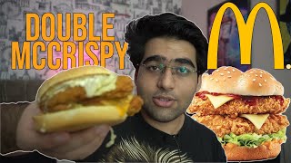McDonald's DOUBLE MCCRISPY REVIEW!