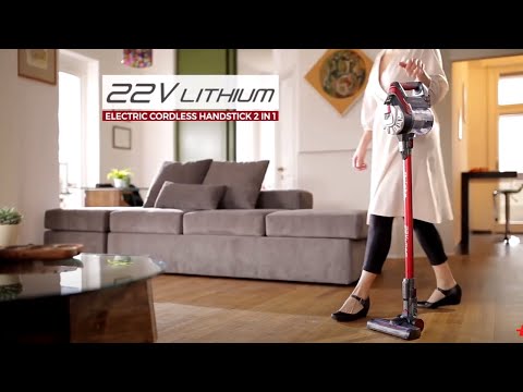 Dulkių siurblys 2757 Ariete 22V LITHIUM Raudonas video