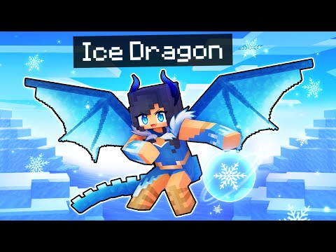 Playing as the ICE DRAGON in Minecraft!