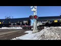 BNSF 4292 Leads Westbound Empty Oil Train Perham