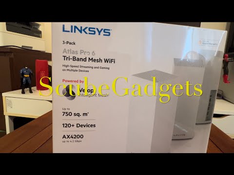 Linksys Atlas Pro 6 AX4200 Tri-Band Mesh WiFi 6 Unbox