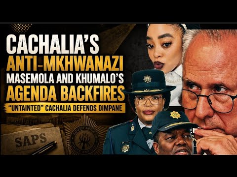 “UNTAINTED”? How Cachalia Is Shielding Dimpane While SAPS Generals Are Targeted!