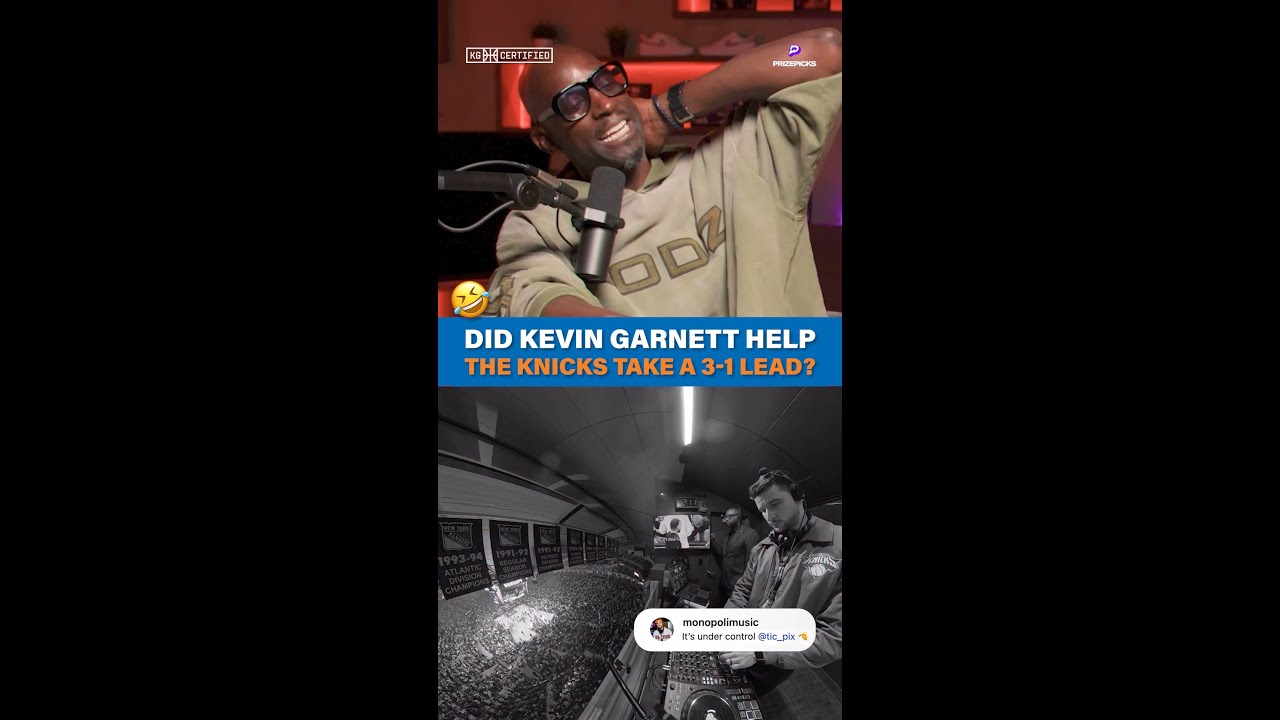 The streets are asking... Did KG help the Knicks clinch Game 4? 🤔
