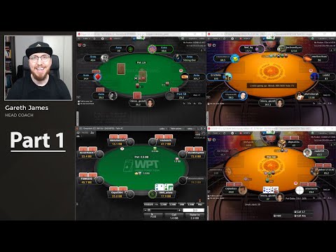 Early Game MTT Live Play Analysis Part 1 | PIOSolver and Simple 3way - YouTube