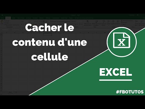 Astuce : Comment masquer / cacher le contenu de cellules précises dans Excel