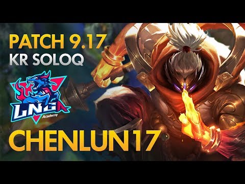 LNG Academy Chenlun17 - Jax Jungle - KDA 14/1/3