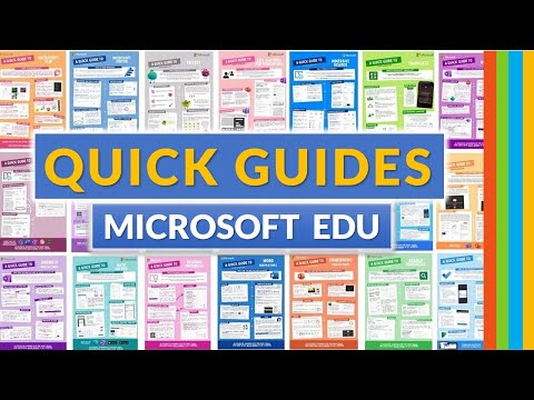 Microsoft Education quick guides for new features and apps Microsoft Education quick guides for new features and apps