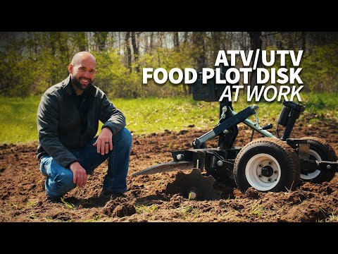 Demo Day! Food Plot Disc on an ATV/UTV in Backwoods Pasture – ABI Dirt