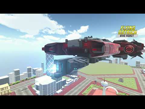 Flying Ostrich Robot Transform Bike Robot Game