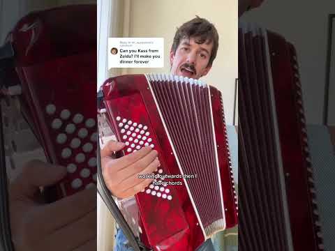 kass is tricky, the left hand is trickier #accordion #breathofthewild