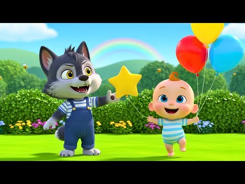 Baby and Wolf Adventure | Here You Are Song
