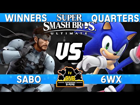 Smash Ultimate Tournament Winners Quarters - Sabo (Snake) vs 6WX (Sonic) - CNB 197