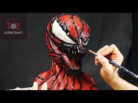 CARNAGE Sculpture Timelapse - Venom Sculpture Series