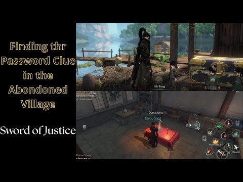 exploring abandoned village sword of justice