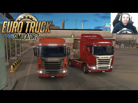 CATANIA PALERMO w/Poderak - EURO TRUCK SIMULATOR 2 - GAMEPLAY ITA MULTIPLAYER