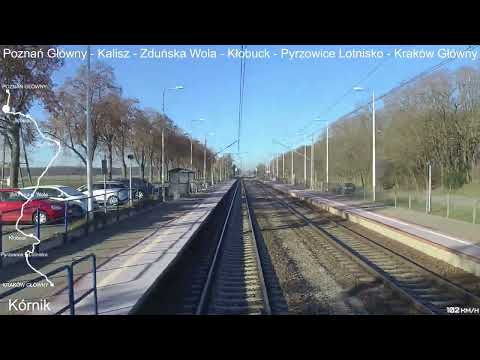 POZNAŃ GŁÓWNY - KALISZ - ZDUŃSKA WOLA - KŁOBUCK - PYRZOWICE LOTNISKO - KRAKÓW GŁÓWNY