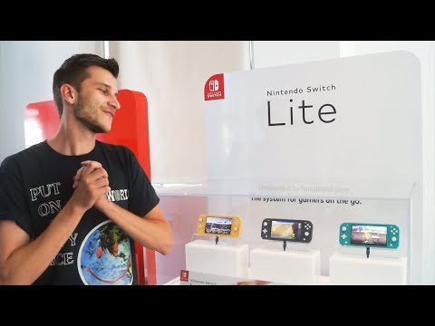 First Look At New Nintendo Switch Lite Console!