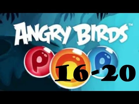 Angry Birds Pop Levels 16 to 20 Walkthroughs - Intellectual Games