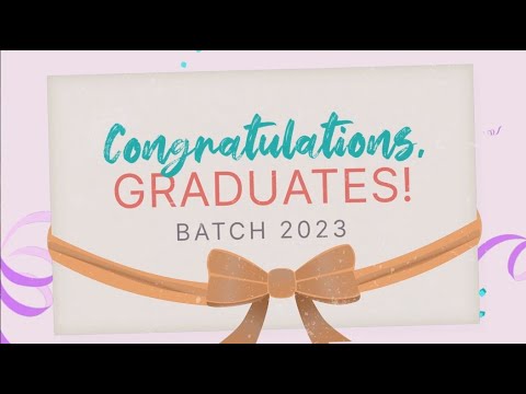 Congratulations, graduates!