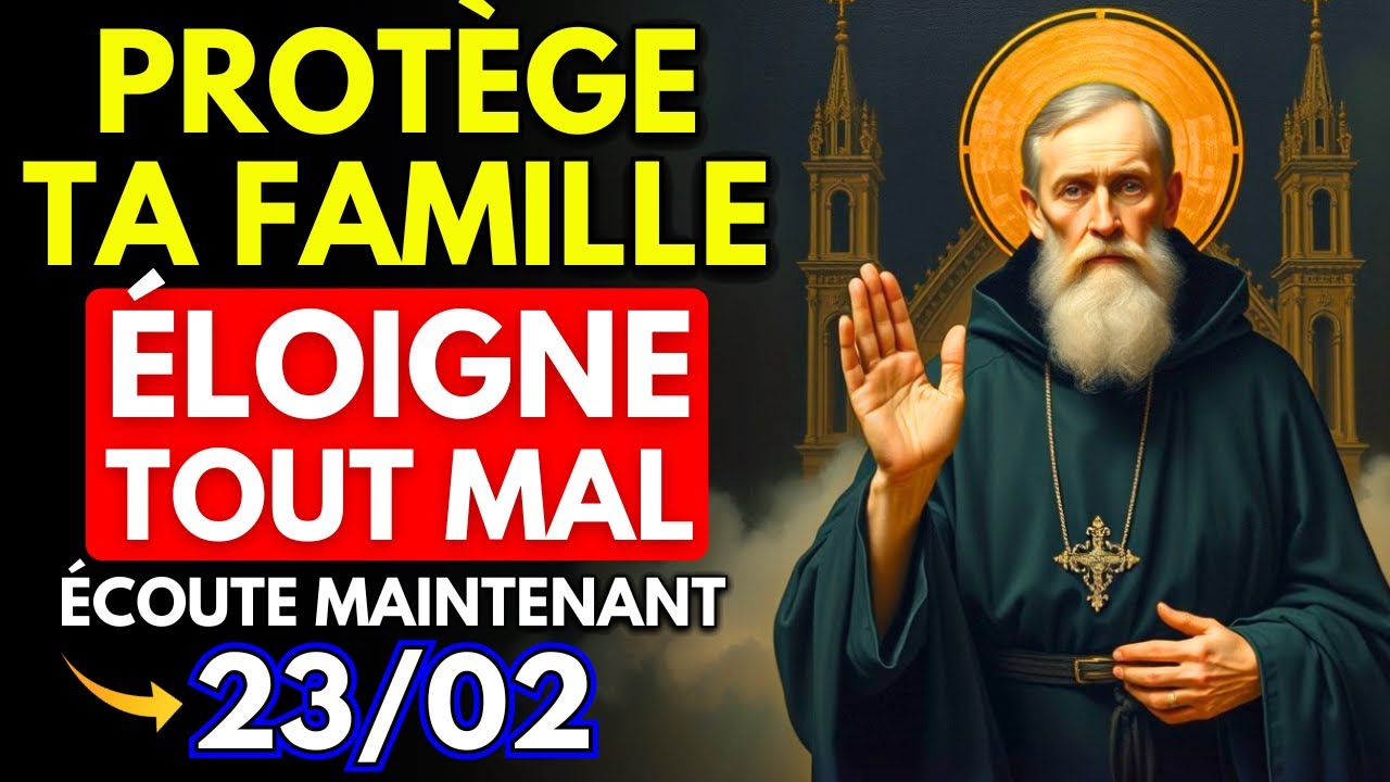 Saint Benoît ÉLOIGNE TOUT MAL et PROTÈGE VOTRE FAMILLE 🌟 Écoutez Maintenant et Témoignez du MIRACLE!