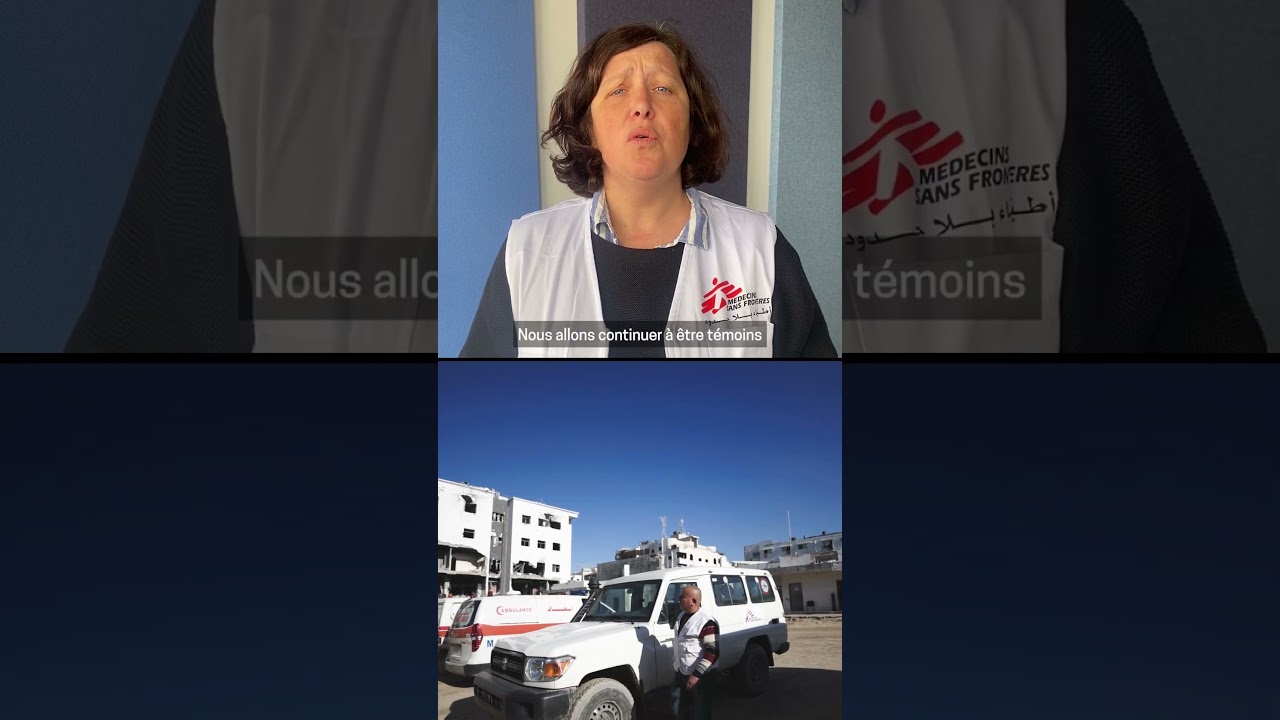 Gaza : MSF est déterminée à rester sur place aussi longtemps que possible