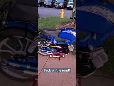 finally got this tomos back on the road. #tomos #a35 #moped