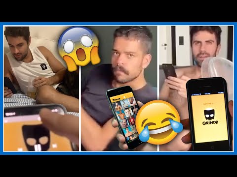 TROLLING BOYFRIENDS with GRINDR SOUND 🔊🤣 - Prank - Põe Na Roda