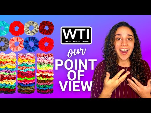 Live Silk Satin Hair Scrunchies - WTI product video review