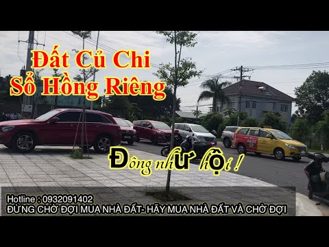 Bán đất sổ hồng riêng tại Tân Phú Trung, Củ Chi 6*15m , giá f0, chiết khấu 5%