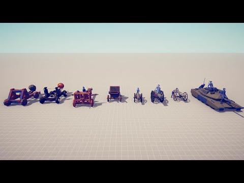 All Artillery vs 10x EVERY BOSS｜Totally Accurate Battle Simulator TABS